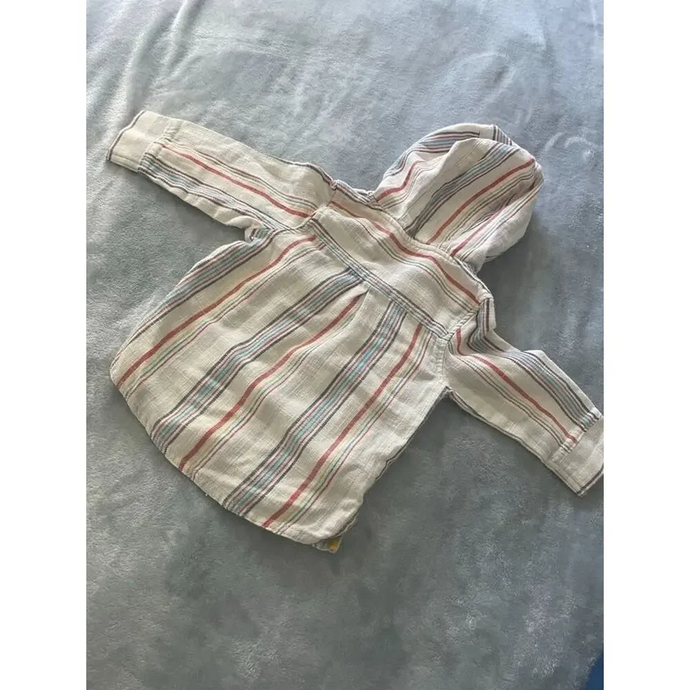 Levi’s 514 Toddler Jeans + OshKosh Baja Stripe Hoodie Outfit 18M Boys Girls